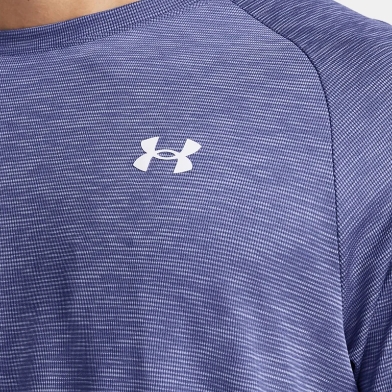 UNDER ARMOUR Purple Men's UA Tech Textured T-Shirt for Men | Best Price UAE